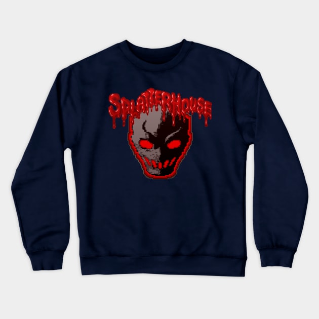 Splatterhouse Terror Mask Crewneck Sweatshirt by MrDelta